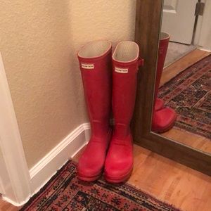 Hunter rain boots